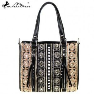 Montana West Embroidered Collection Tote/Crossbody